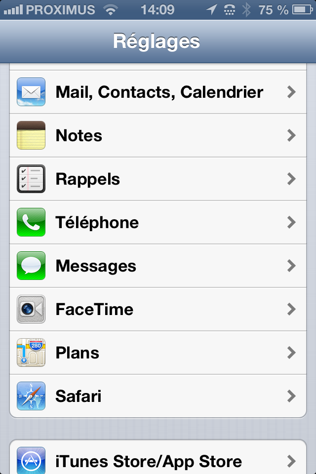 IOS device configuration for qmailrocks - screenshot 1